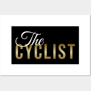 The CYCLIST (DARK BG) | Minimal Text Aesthetic Streetwear Unisex Design for Fitness/Athletes/Cyclists | Shirt, Hoodie, Coffee Mug, Mug, Apparel, Sticker, Gift, Pins, Totes, Magnets, Pillows Posters and Art